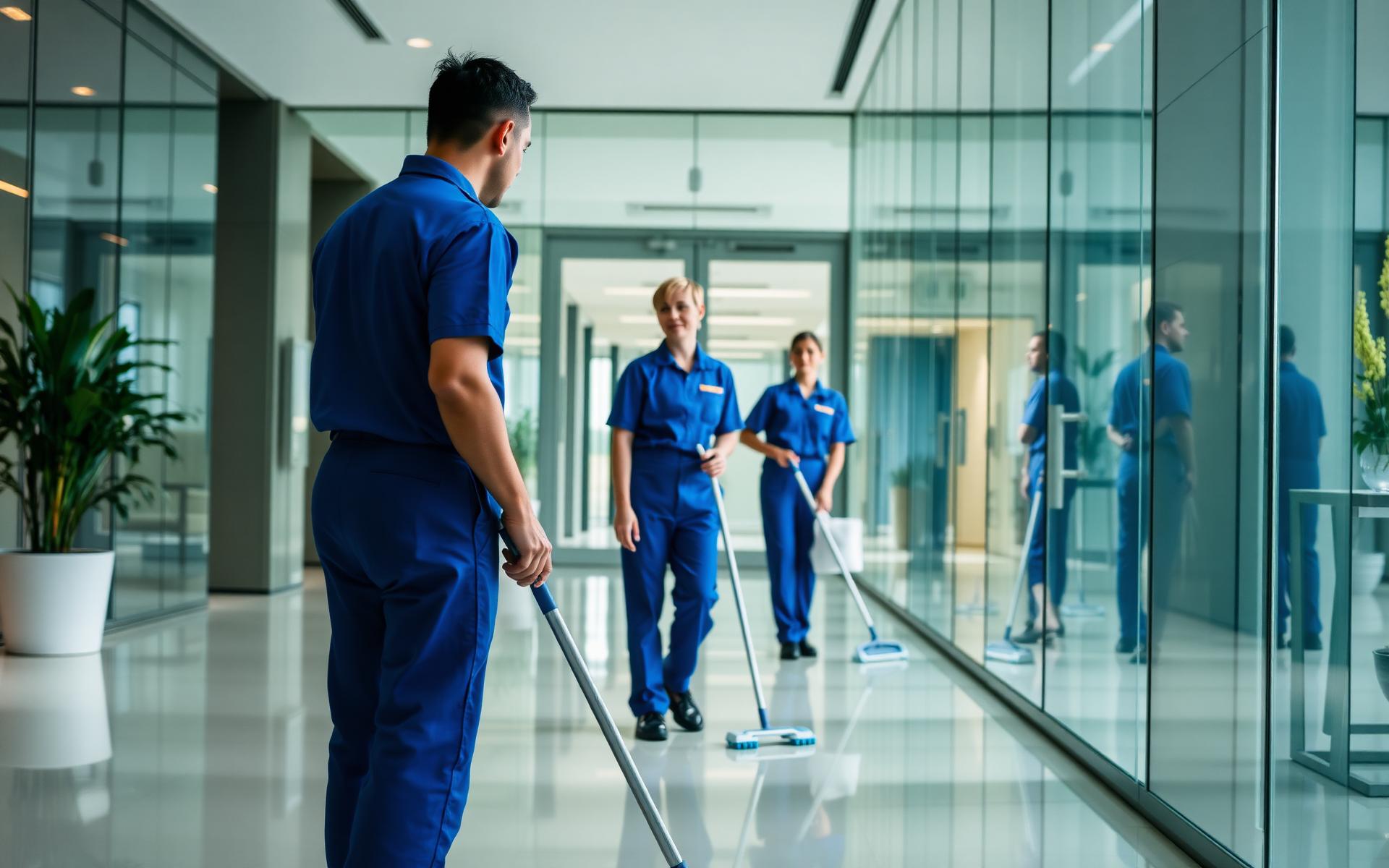 Operasional cleaning gedung perkantoran